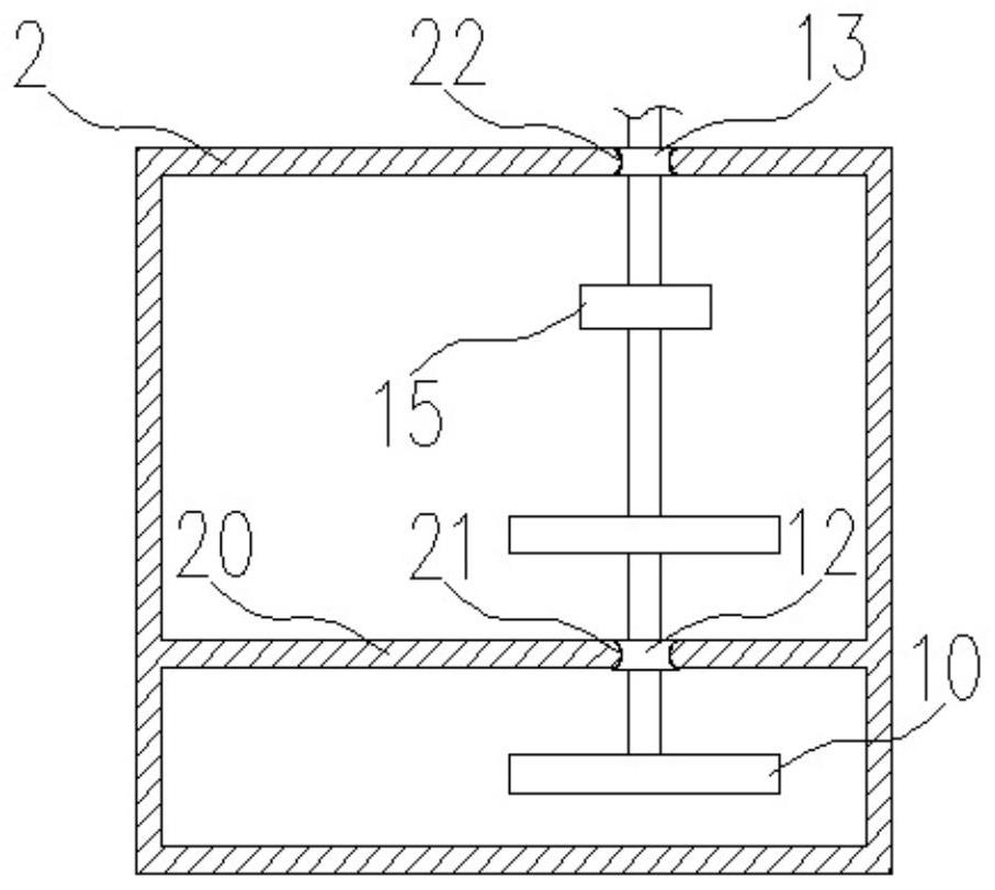 Beam side formwork trepanning device