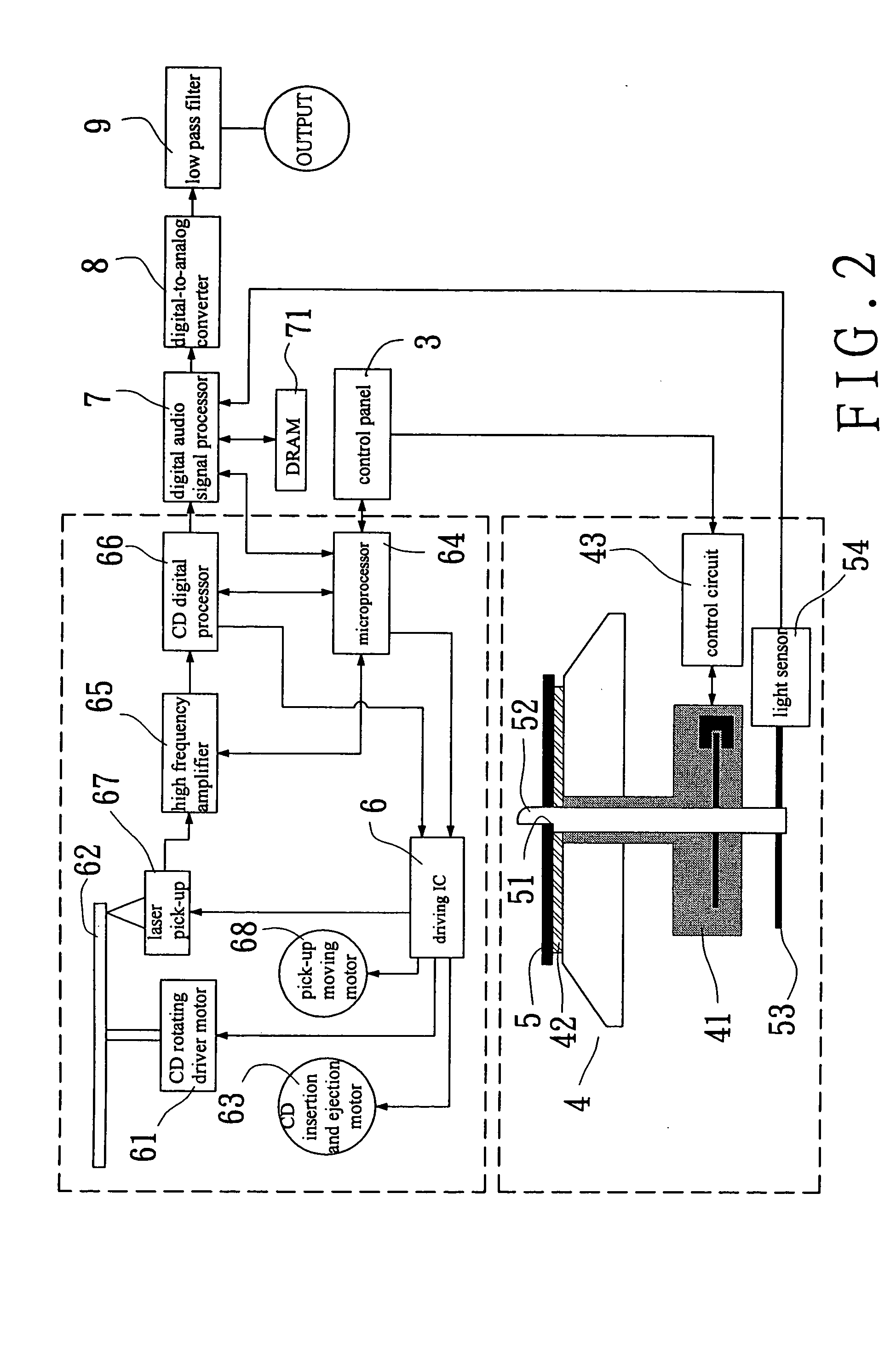 Dual-use audio signal player for analogue record and digital CD