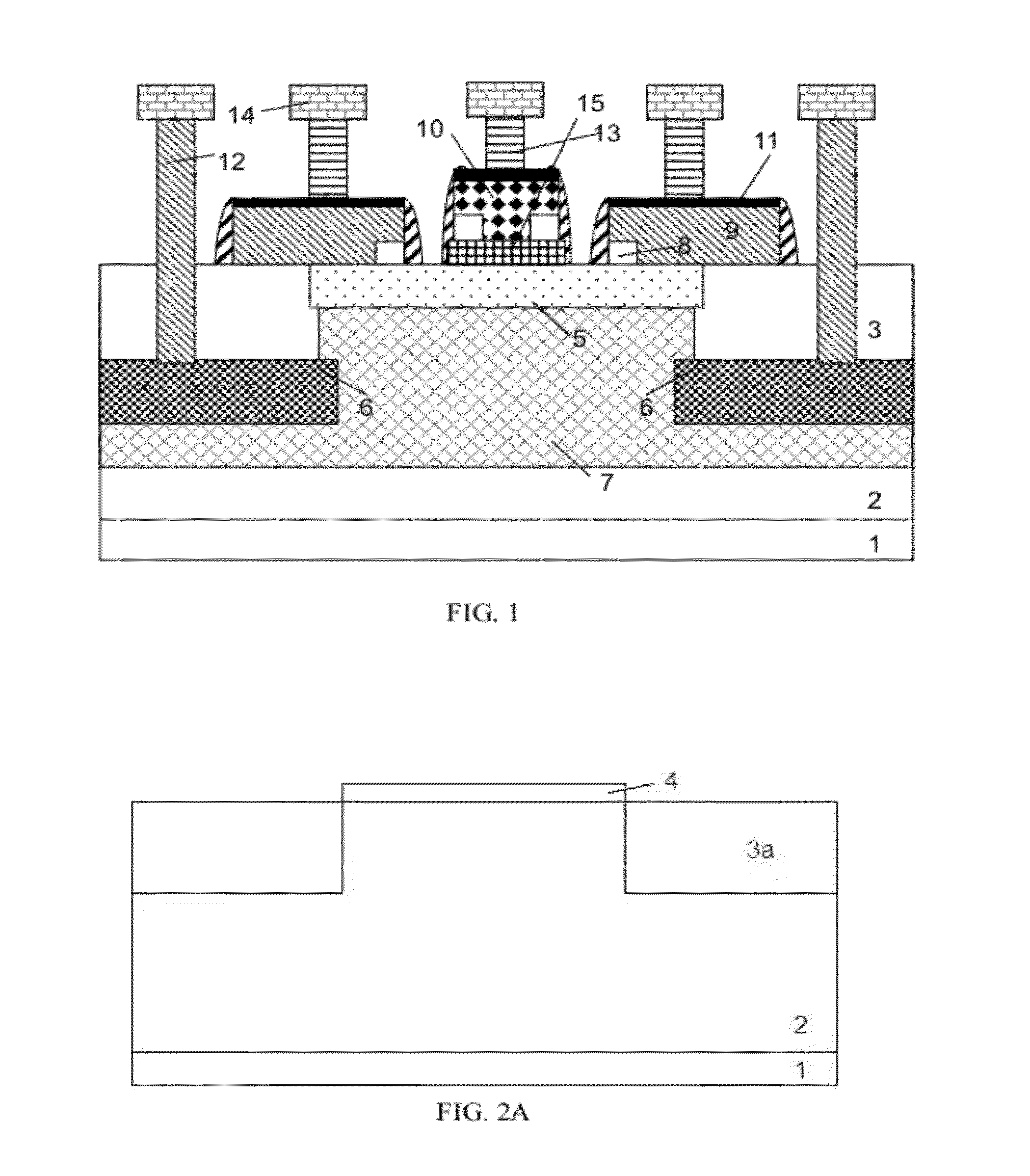 Vertical parasitic pnp device in a silicon-germanium hbt process and manufacturing method of the same