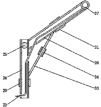 A pesticide spraying vehicle with adjustable spraying angle for seedling planting