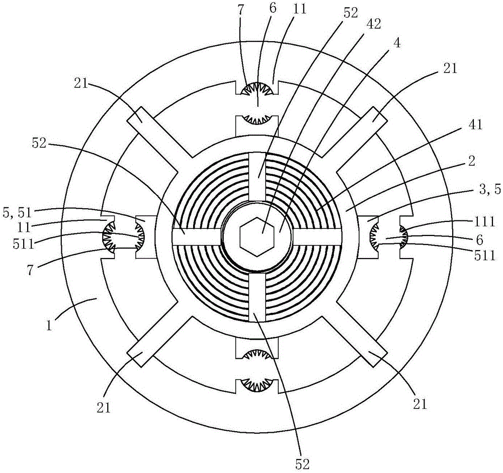 Improved type electric power fitting used for overhead line