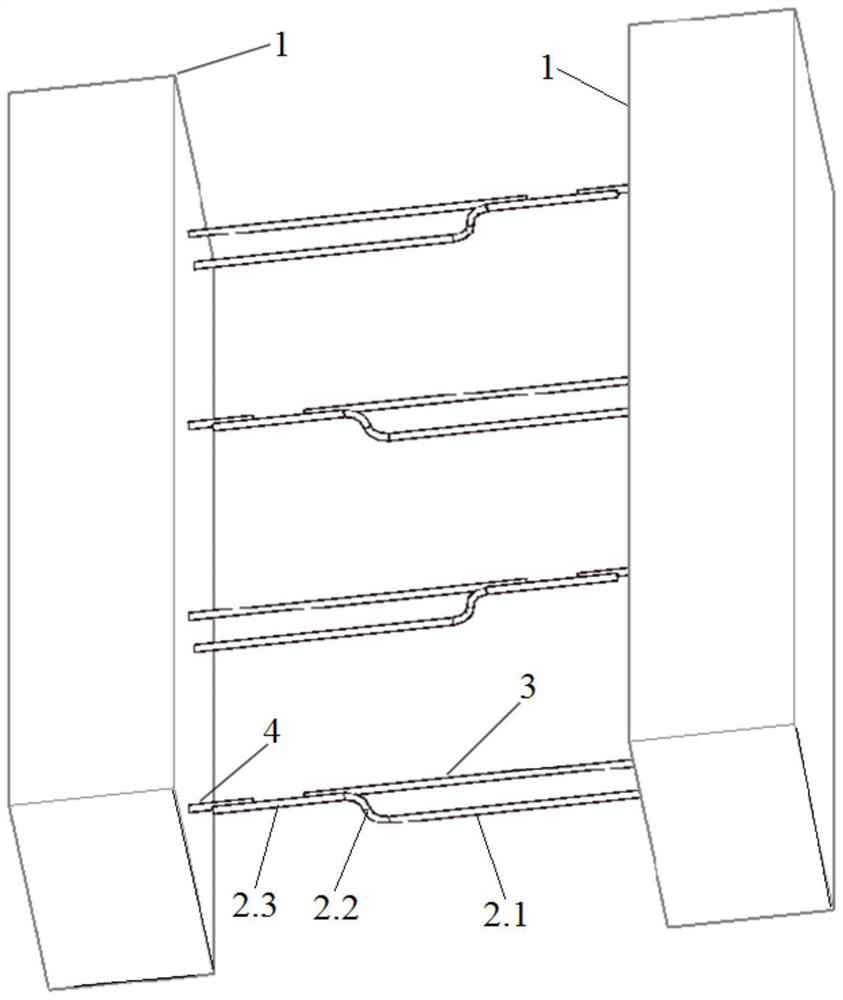 A bridge deck wet joint joint and its construction method and application