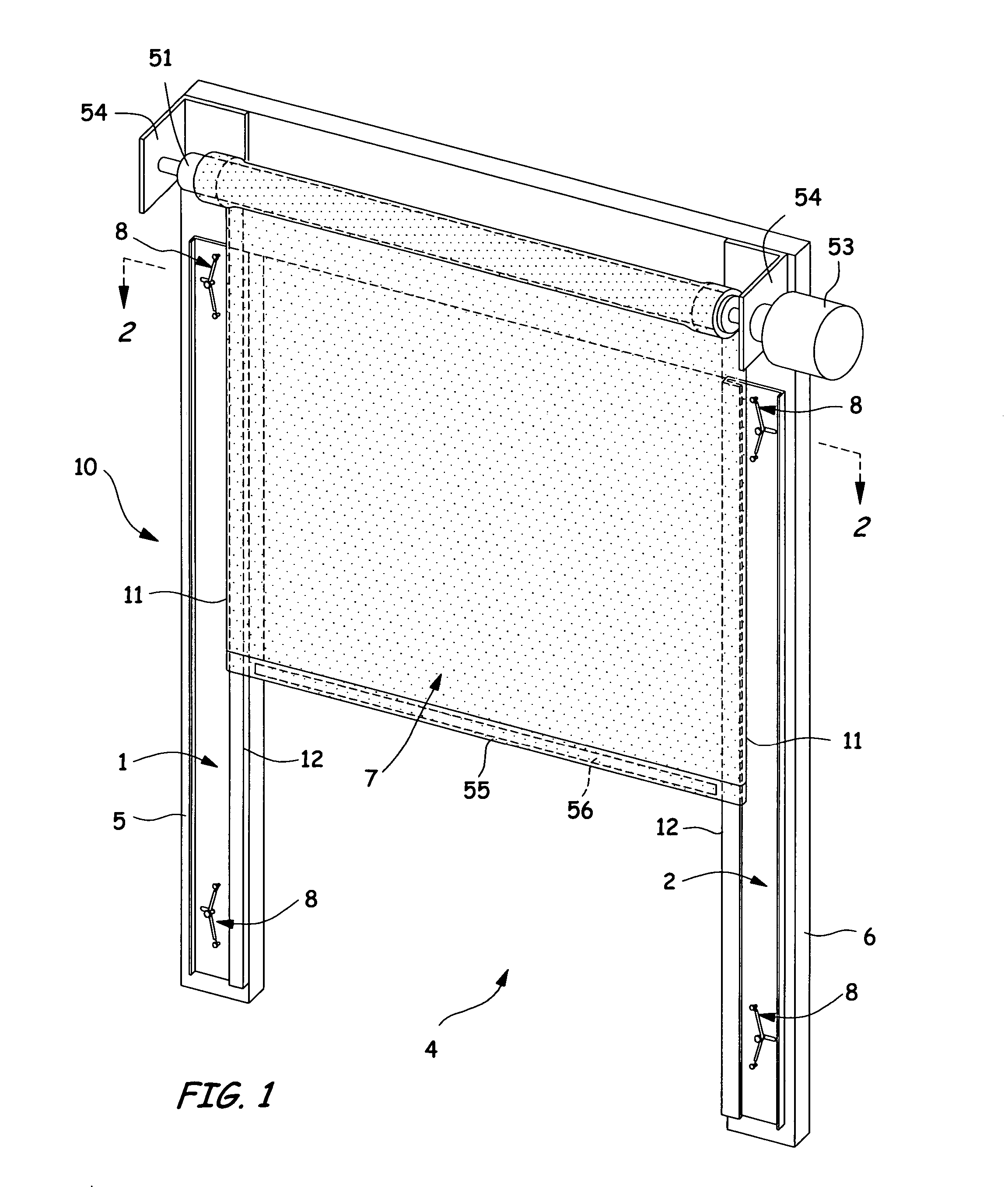 Durable sealing curtain