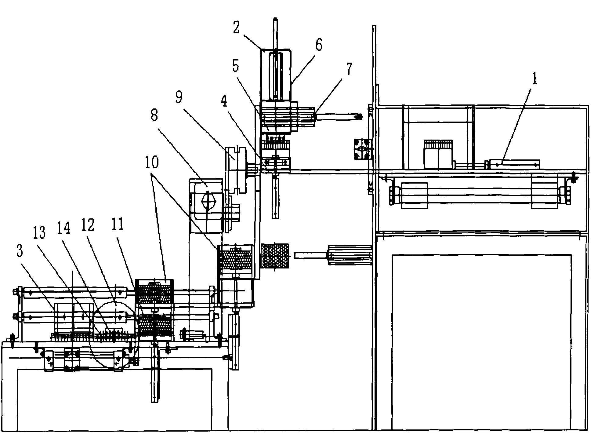 Machine for automatically assembling detonator into die