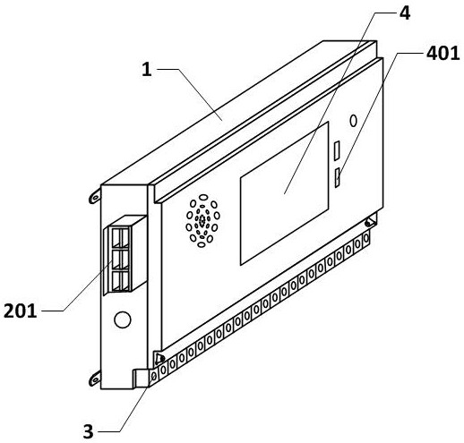 Integrated modular multi-household metering ammeter and working method thereof