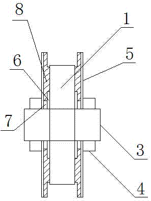 Baffle plate type noise reduction gear