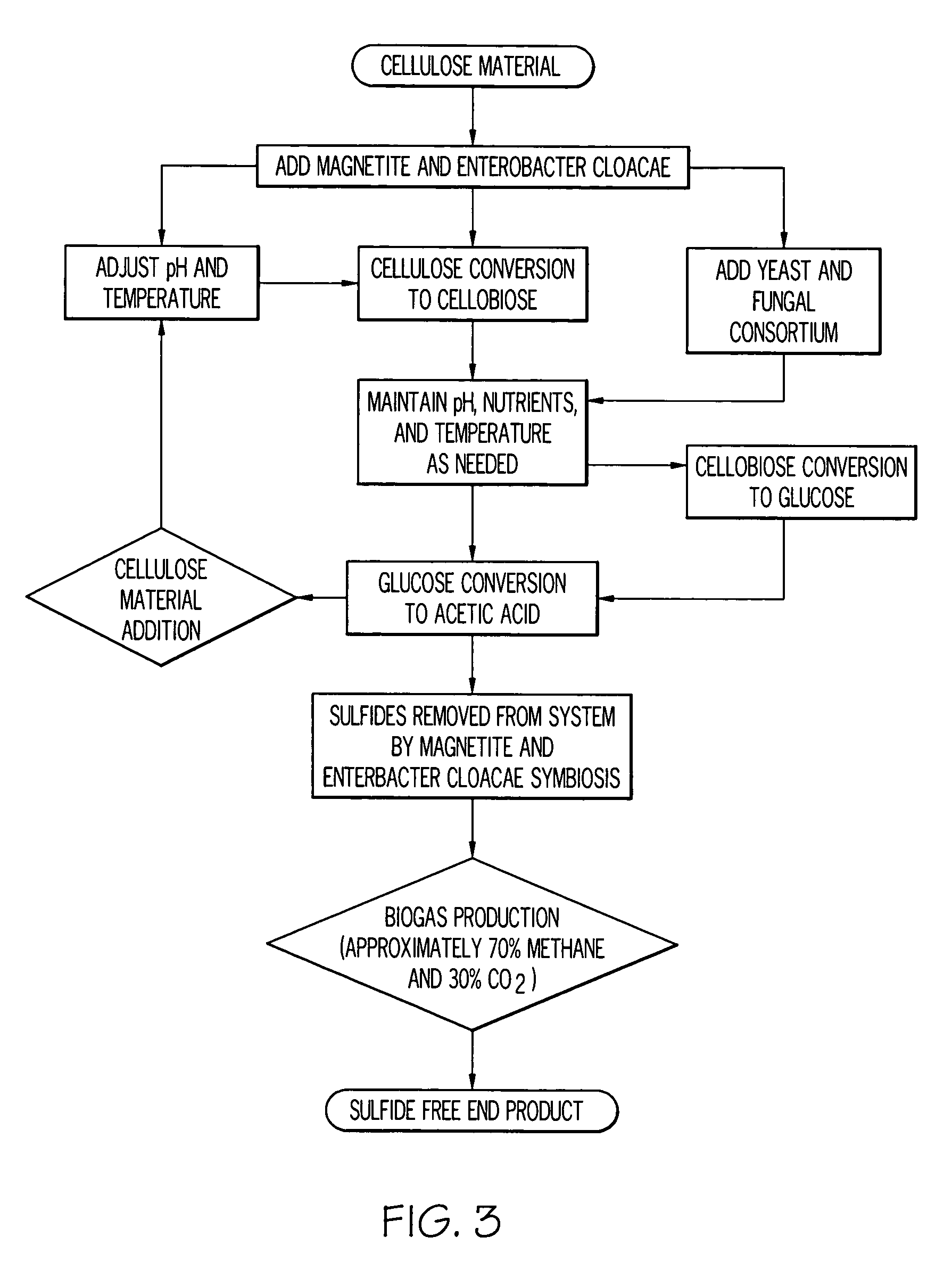 Process for producing ethyl alcohol from cellulosic materials