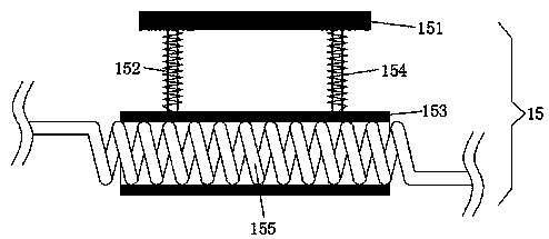 Circulating cooling device for casting machining