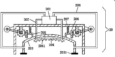 Circulating cooling device for casting machining