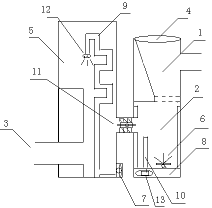 Water-fertilizer irrigation machine with silencing device