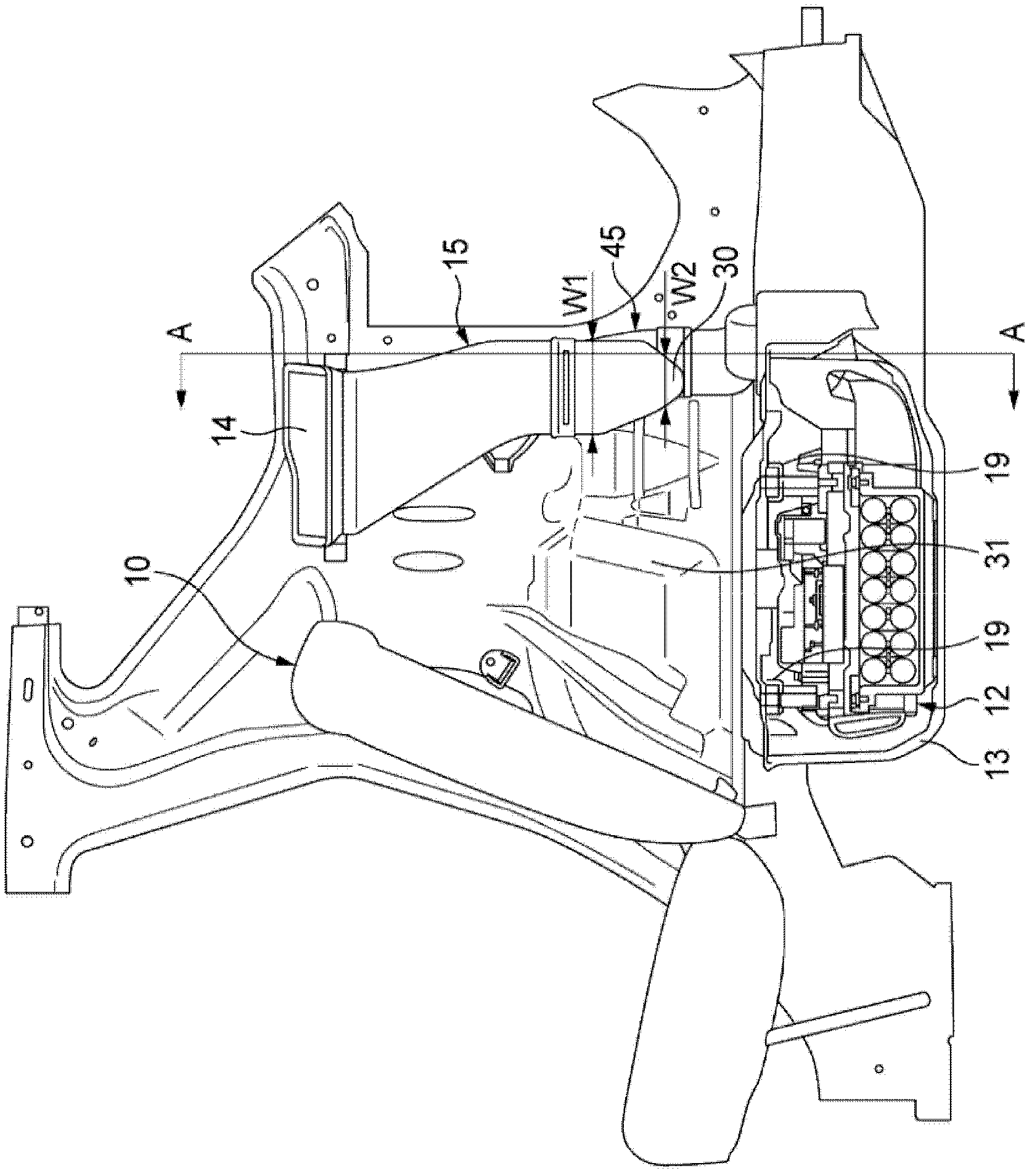 Cooling mechanism of vehicle battery