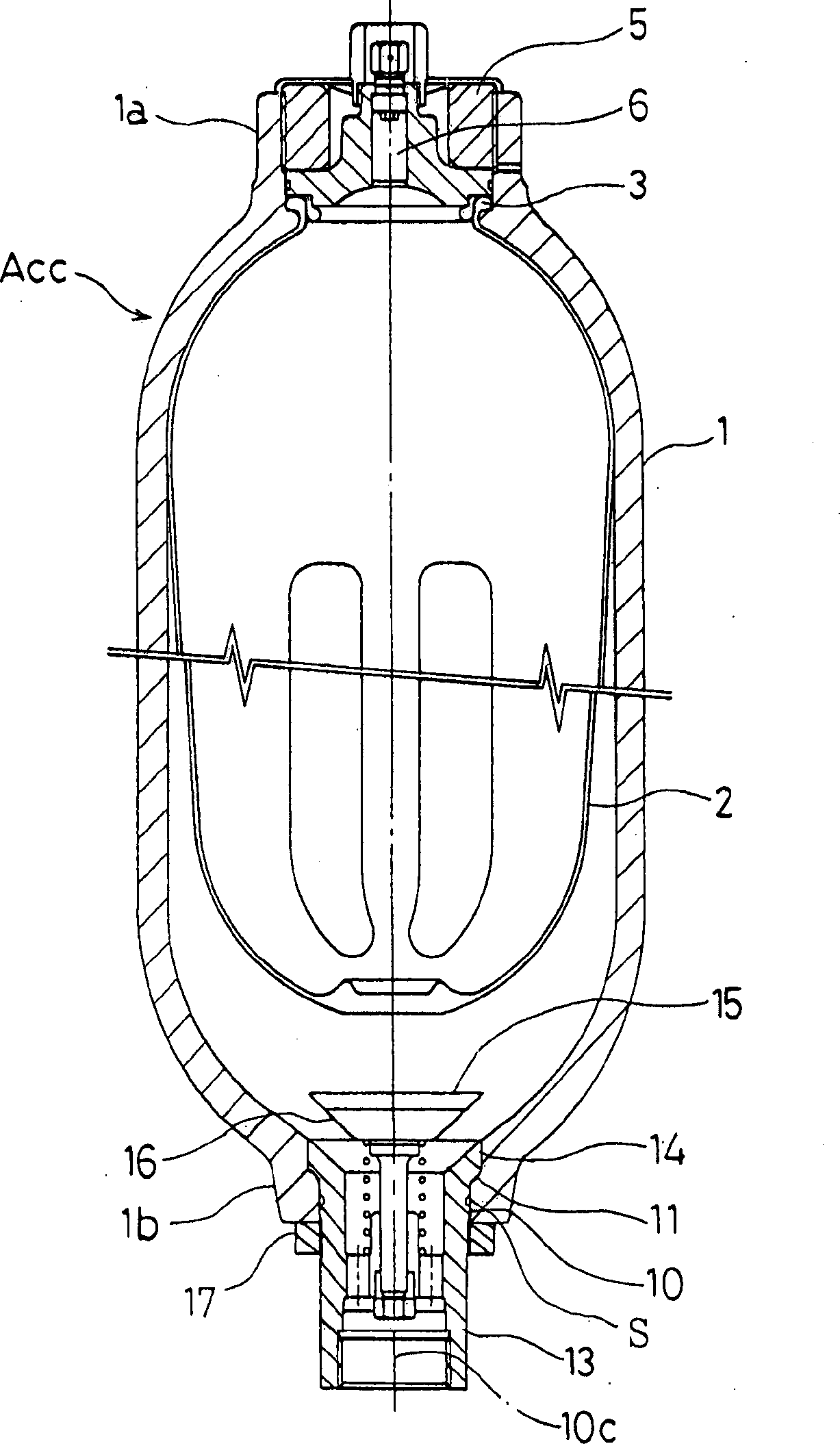 Pressurized container