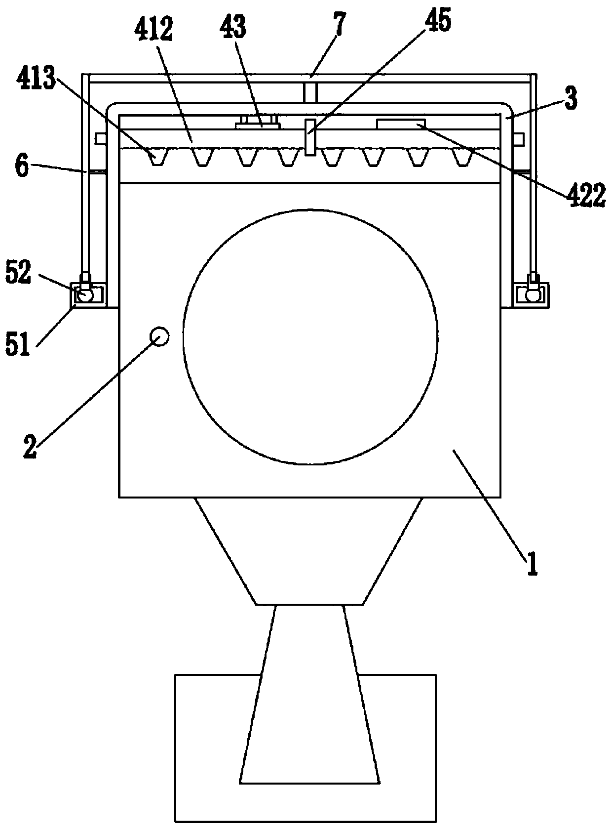 A kind of anti-dust camera