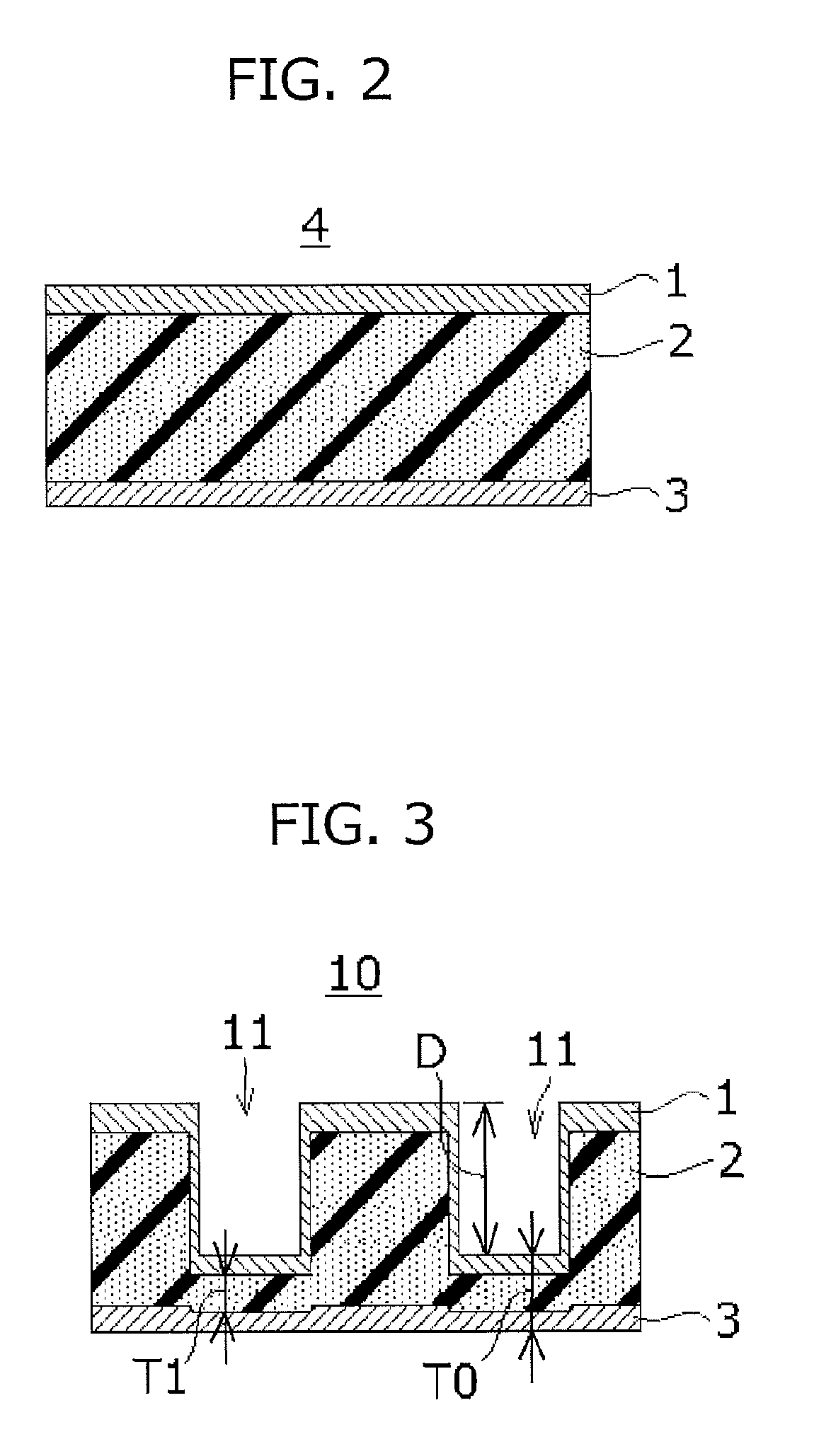 Composite material for embossing, and embossed product