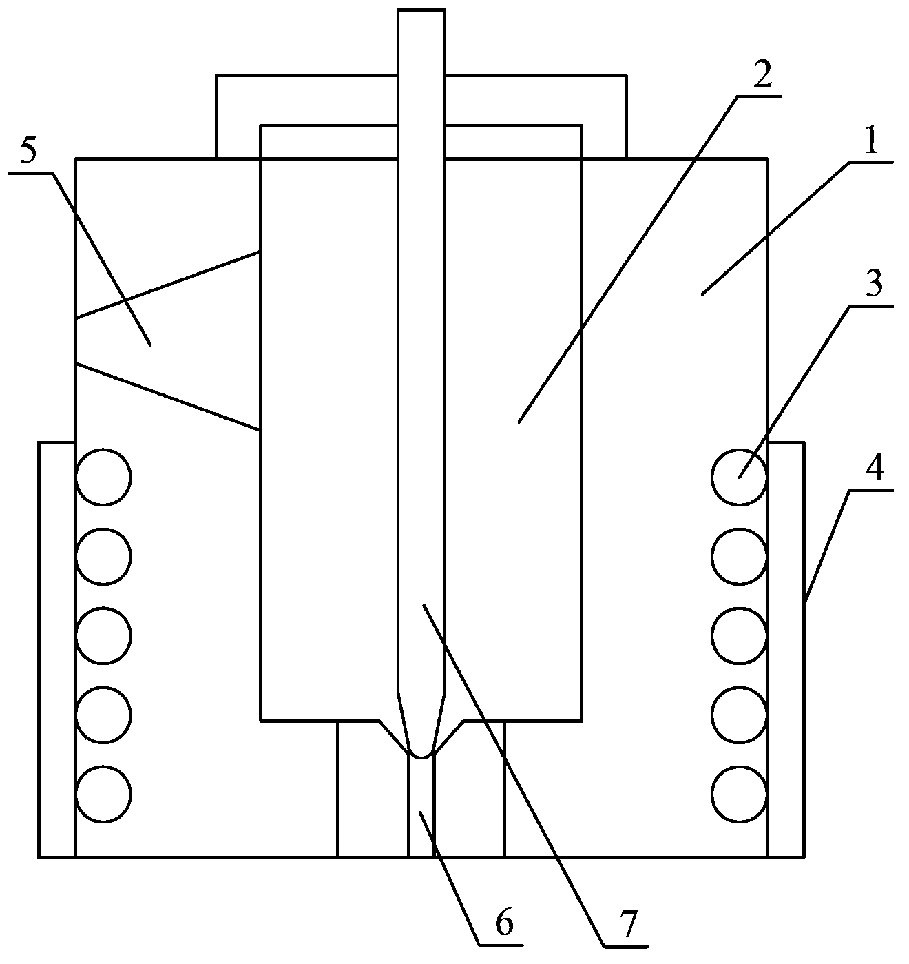 Electric heat-preservation stove for zinc powder production