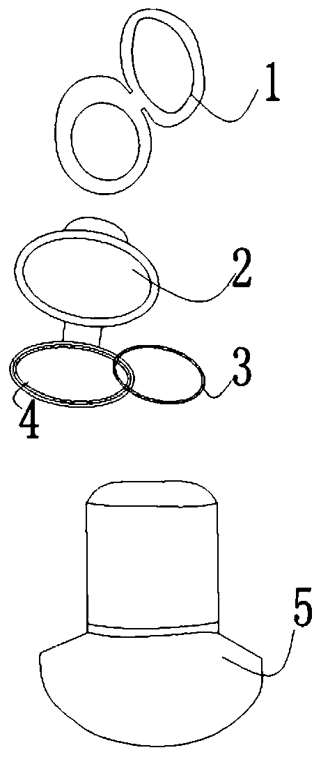 Application of air cushion in baby liquid toilet powder