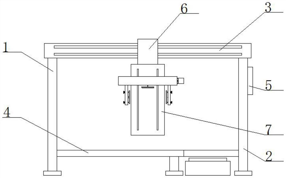Lifting stacking machine with starting assembly