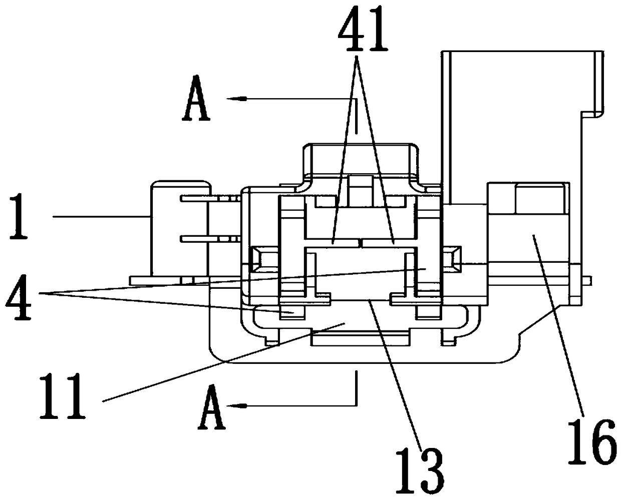 Door lock structure and electrical appliance equipment