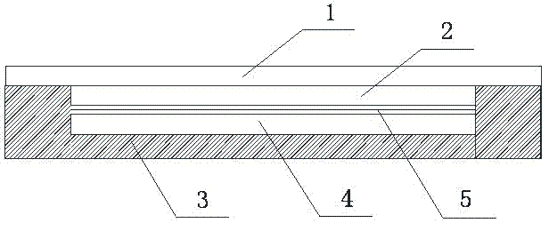 Fitting method between touch screen module and liquid crystal display module