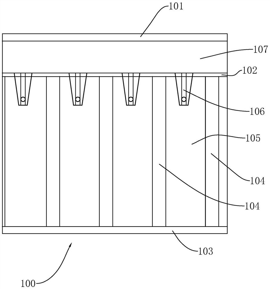 Shock-resistant buffer air column bag, air column film and machining process of air column bag