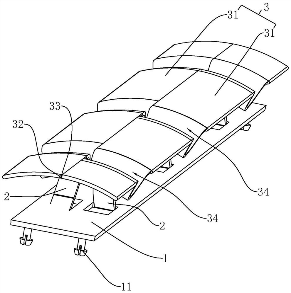 Shock-resistant buffer air column bag, air column film and machining process of air column bag