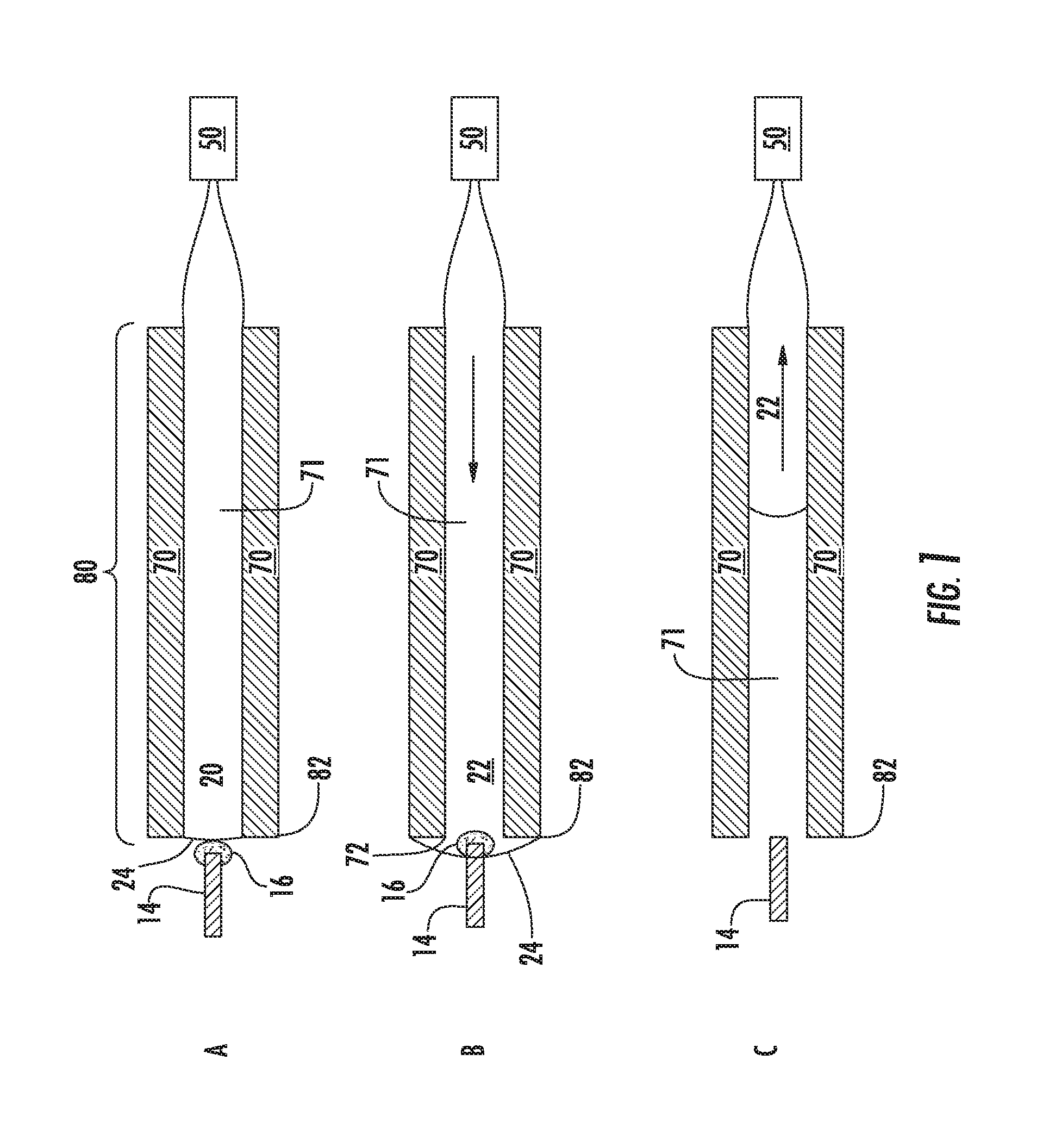 Device for high spatial resolution chemical analysis of a sample and method of high spatial resolution chemical analysis