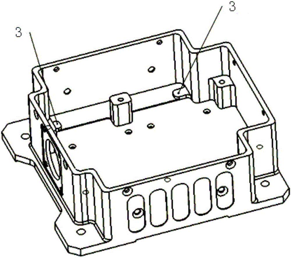 Power adapter box structure