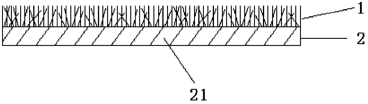 Medical flocking hemostasis material, preparation thereof and application