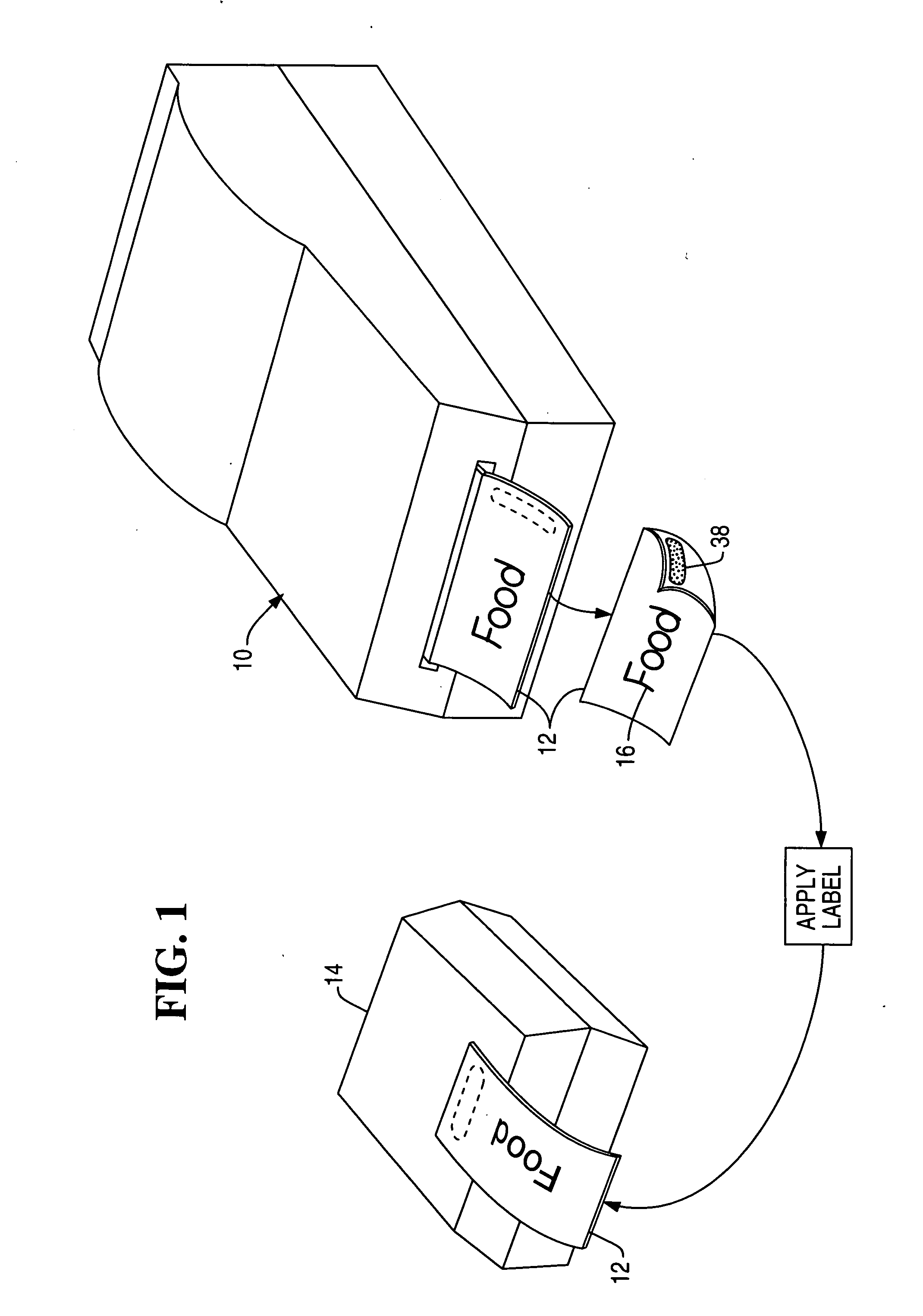 Columnar adhesive label roll