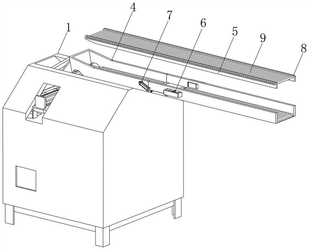 A fully automatic pop can peeling machine