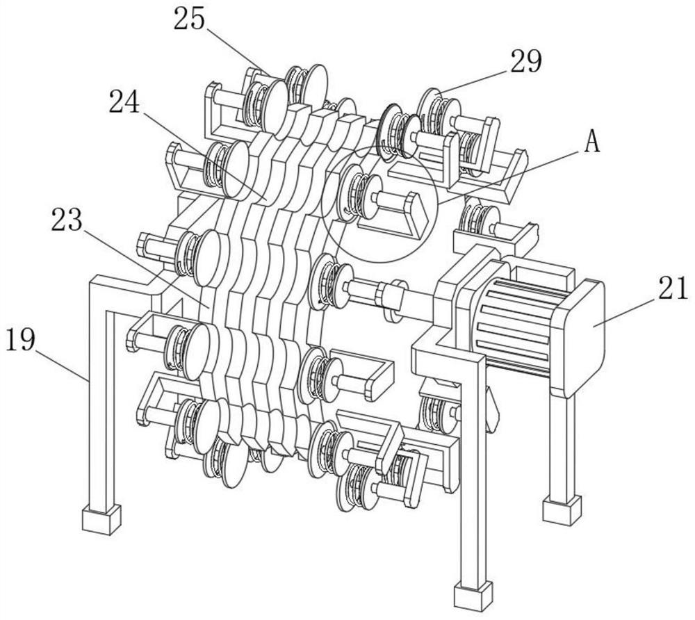 A fully automatic pop can peeling machine