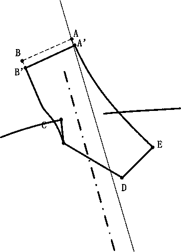 A method for drawing the lapel structure of a suit