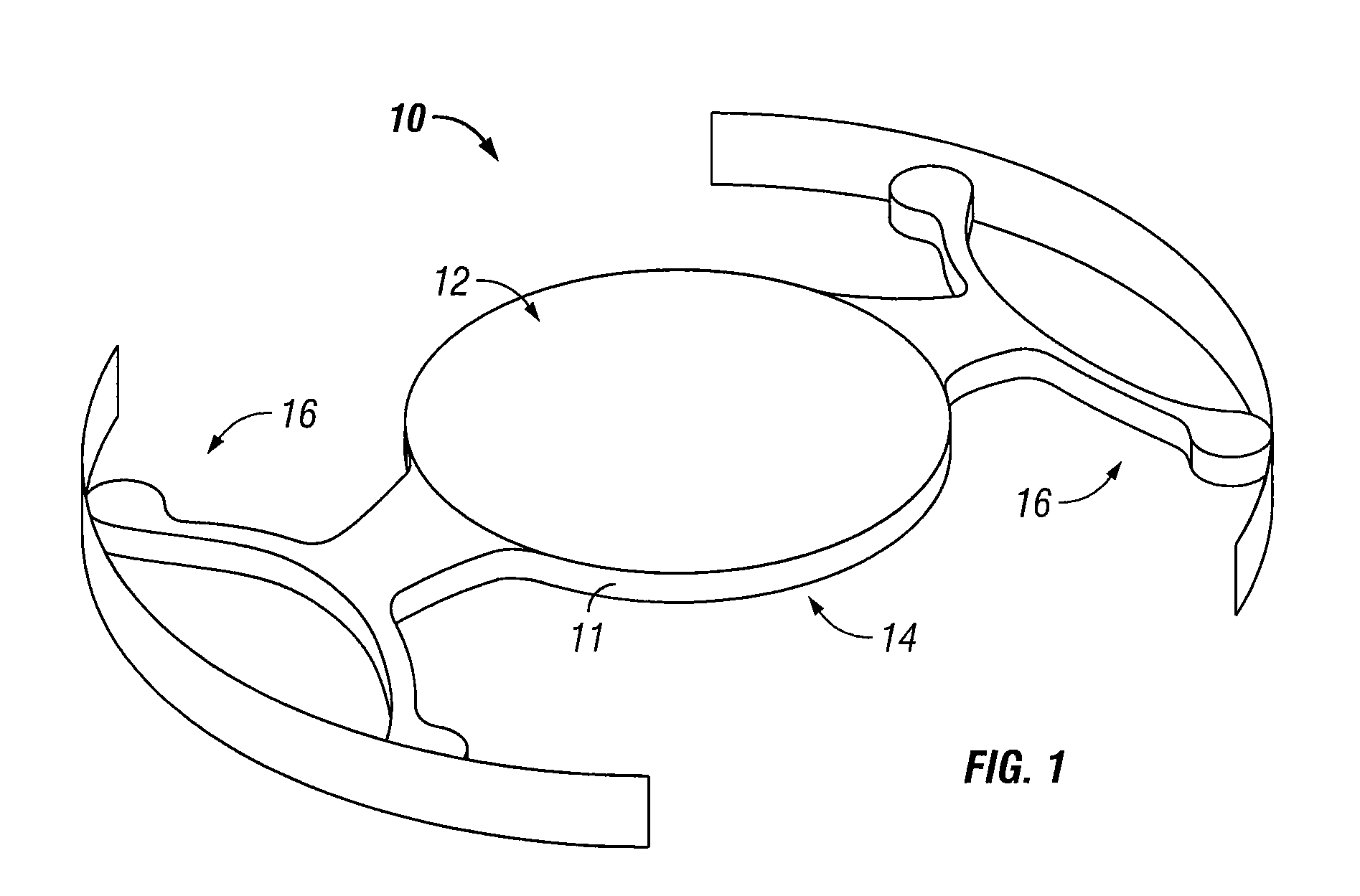 Intraocular lens configured to offset optical effects caused by optic deformation