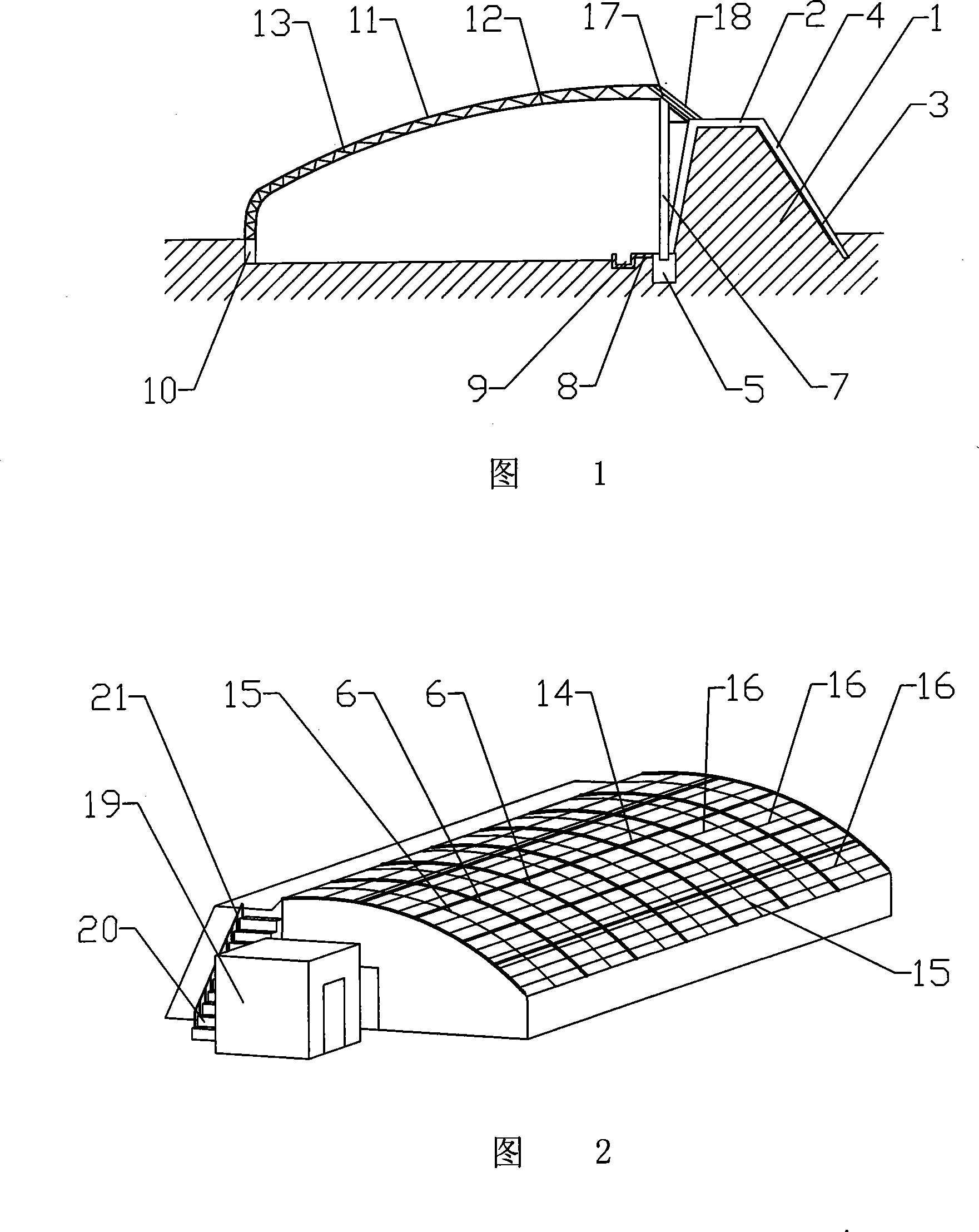 Construction method of daylighting hyperthermia booth