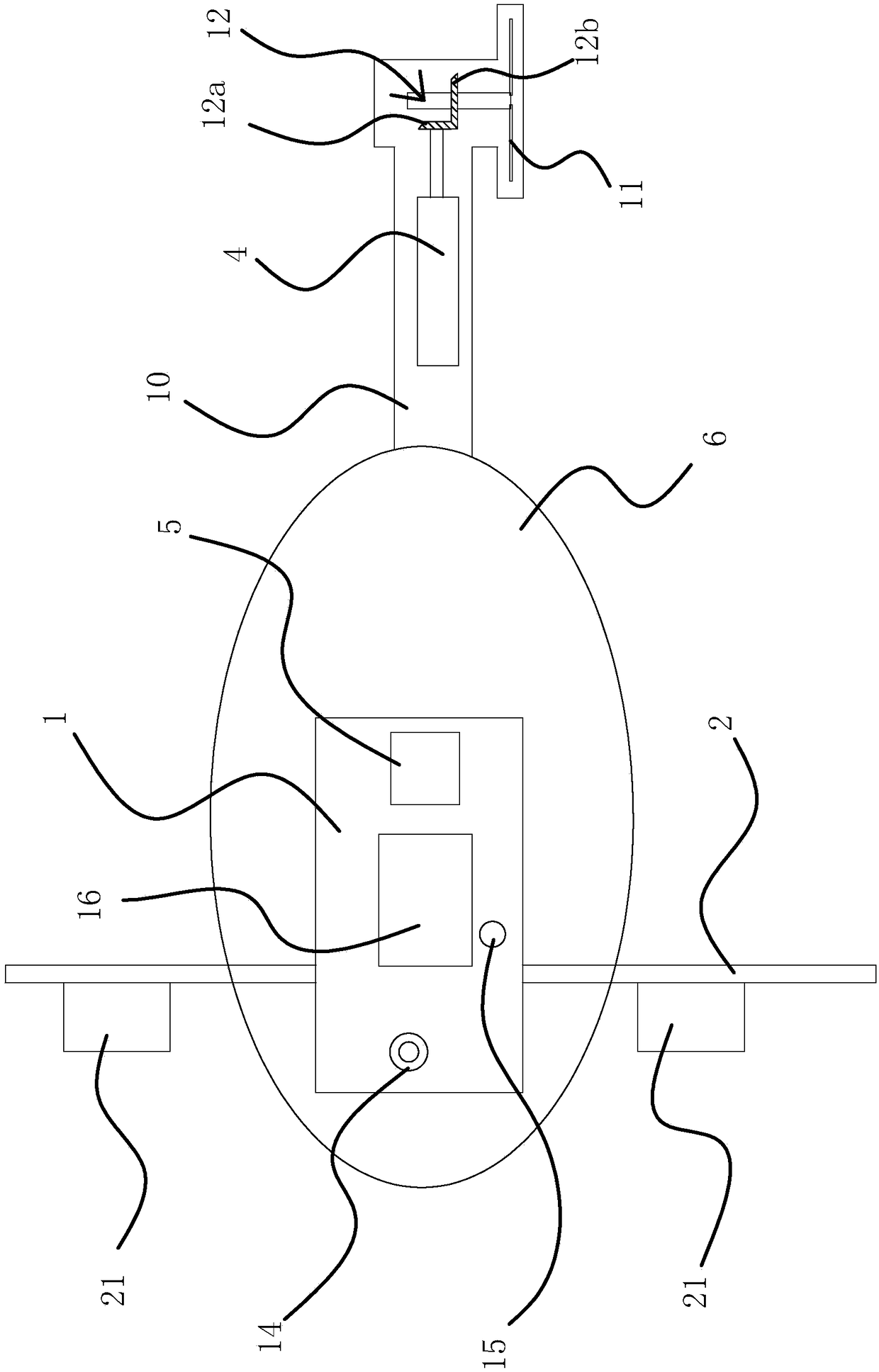 Flying paint spraying device