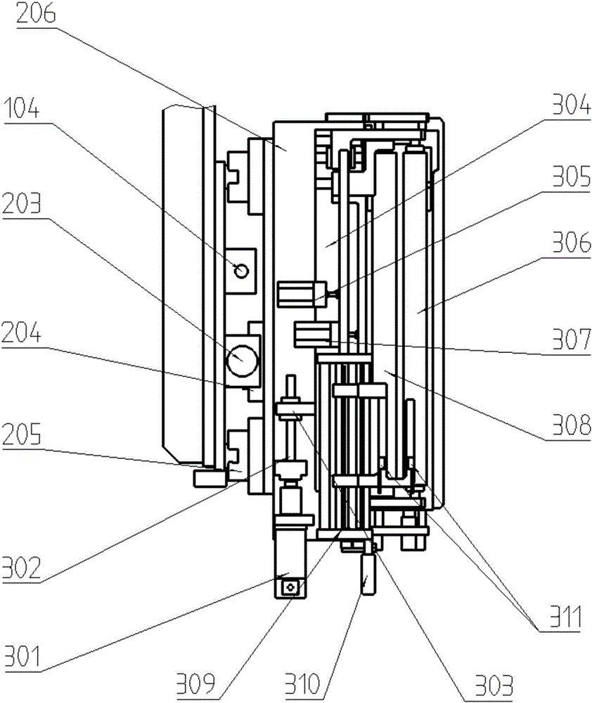 Pole piece fly-cutting mechanism and pole piece fly-cutting method