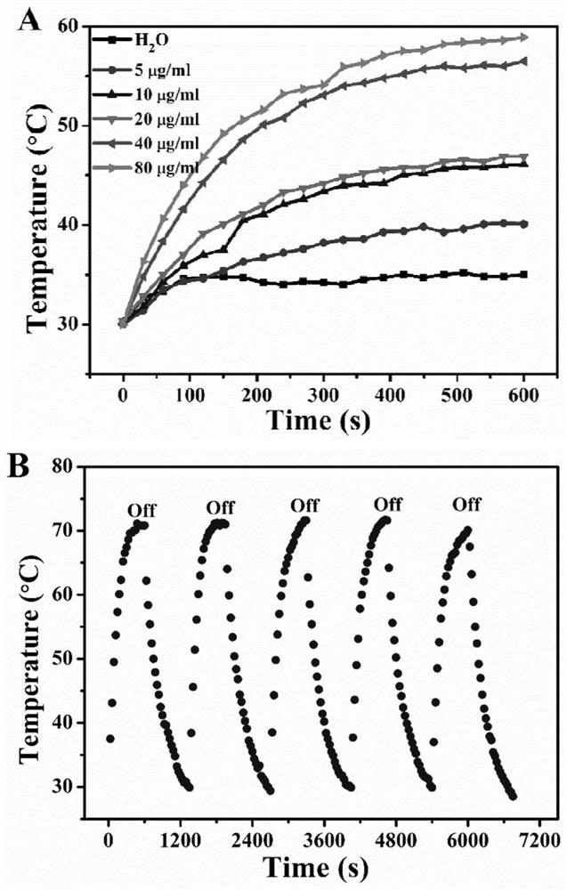 Preparation method of DNA functionalized PBNPs nano-enzyme and application of DNA functionalized PBNPs nano-enzyme in preparation of targeted photo-thermal therapeutic agent