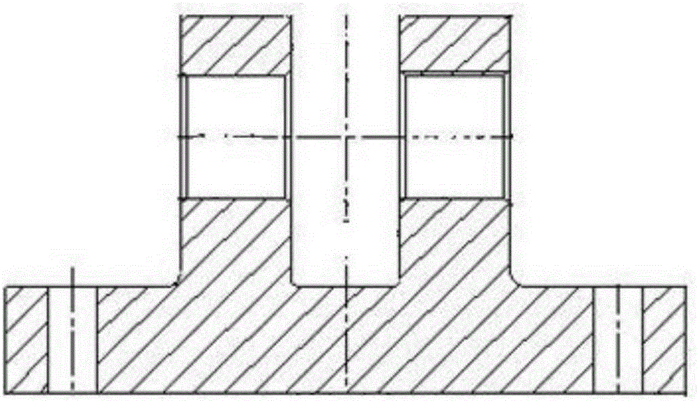 Manufacturing method for supporting seat of hydraulic cylinder of grate cooler