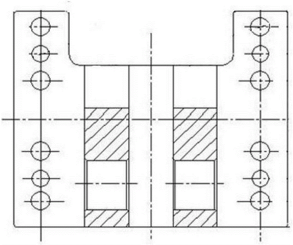 Manufacturing method for supporting seat of hydraulic cylinder of grate cooler