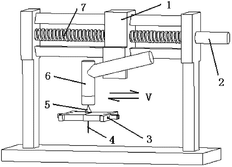 Device for measuring current density of arc column of welding arc