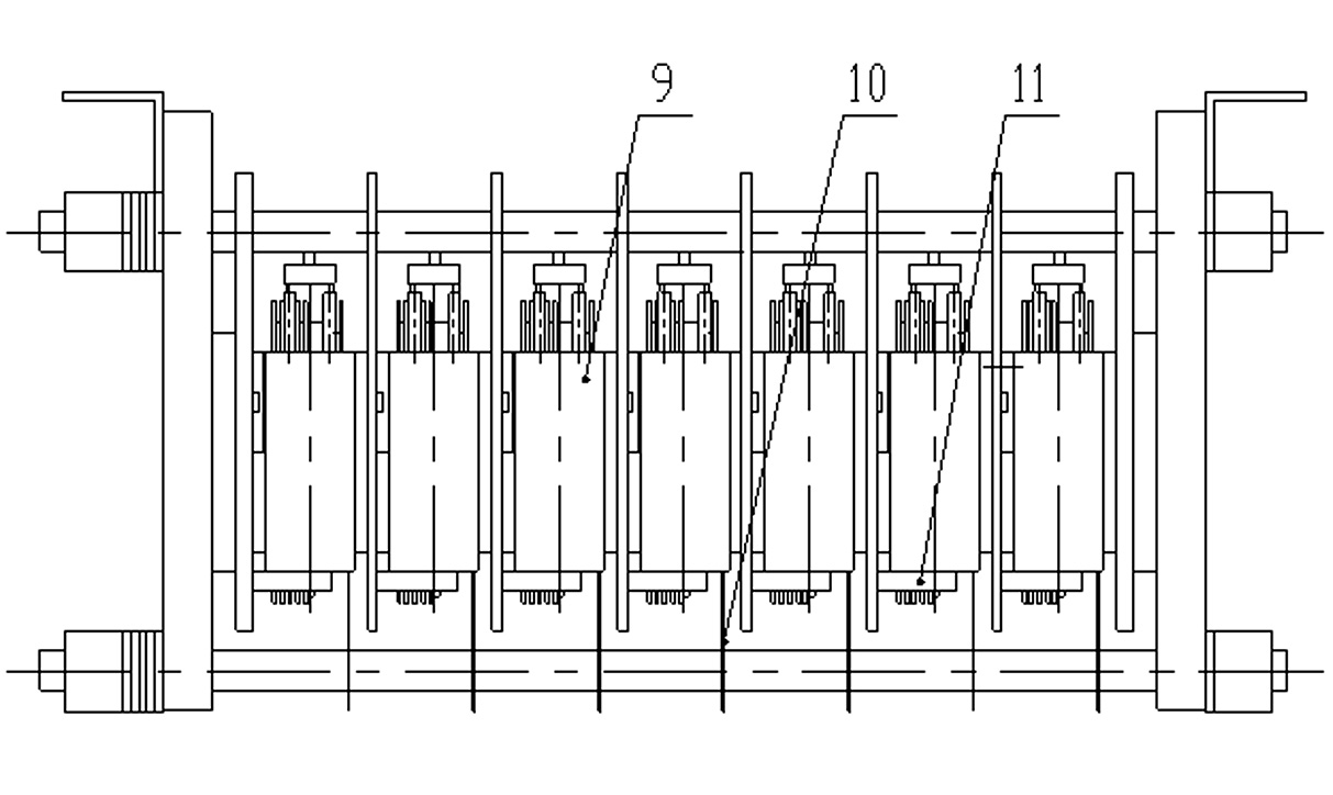 High-power discharge switching device based on light triggered thyristor