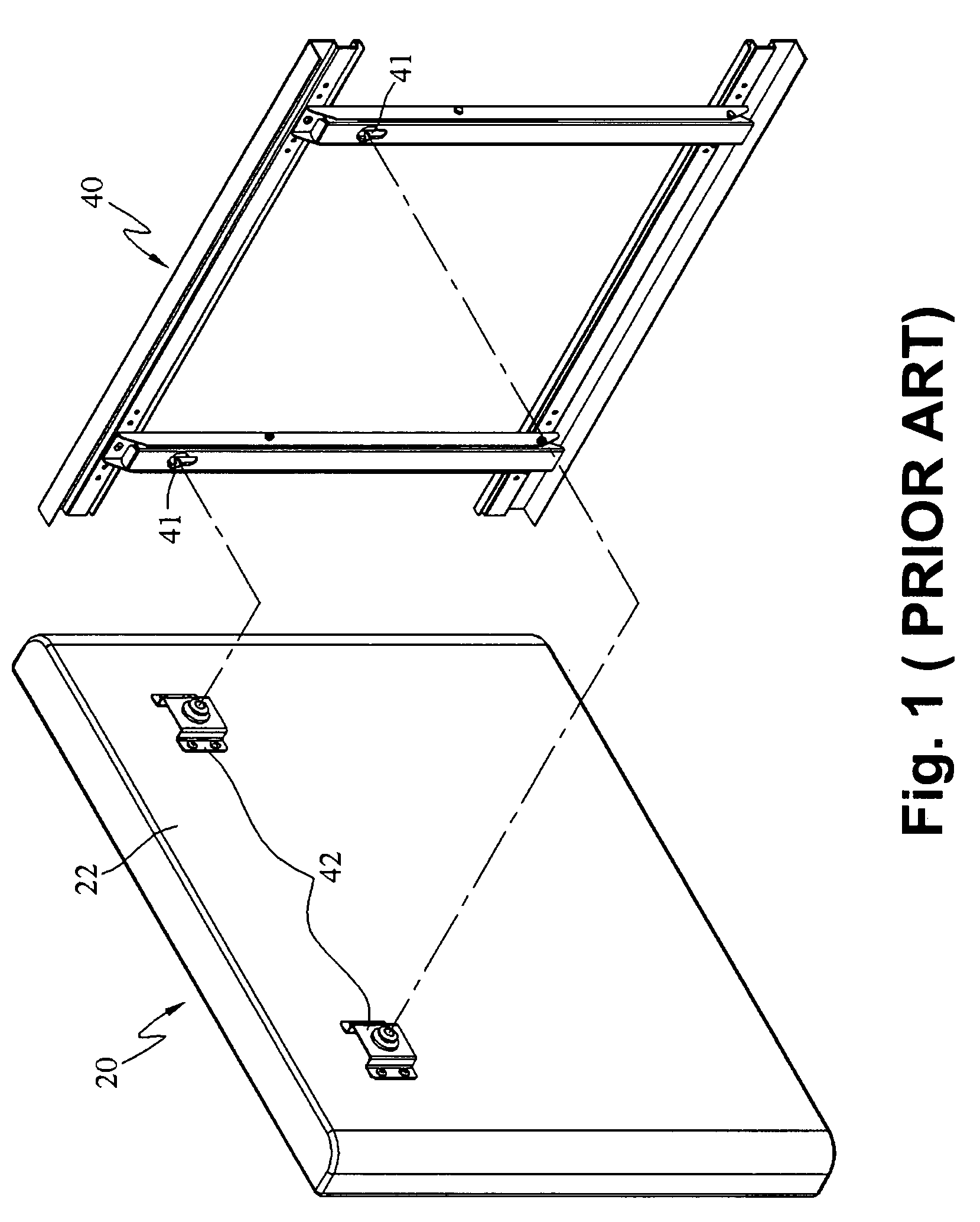 Electronic device hanging mechanism