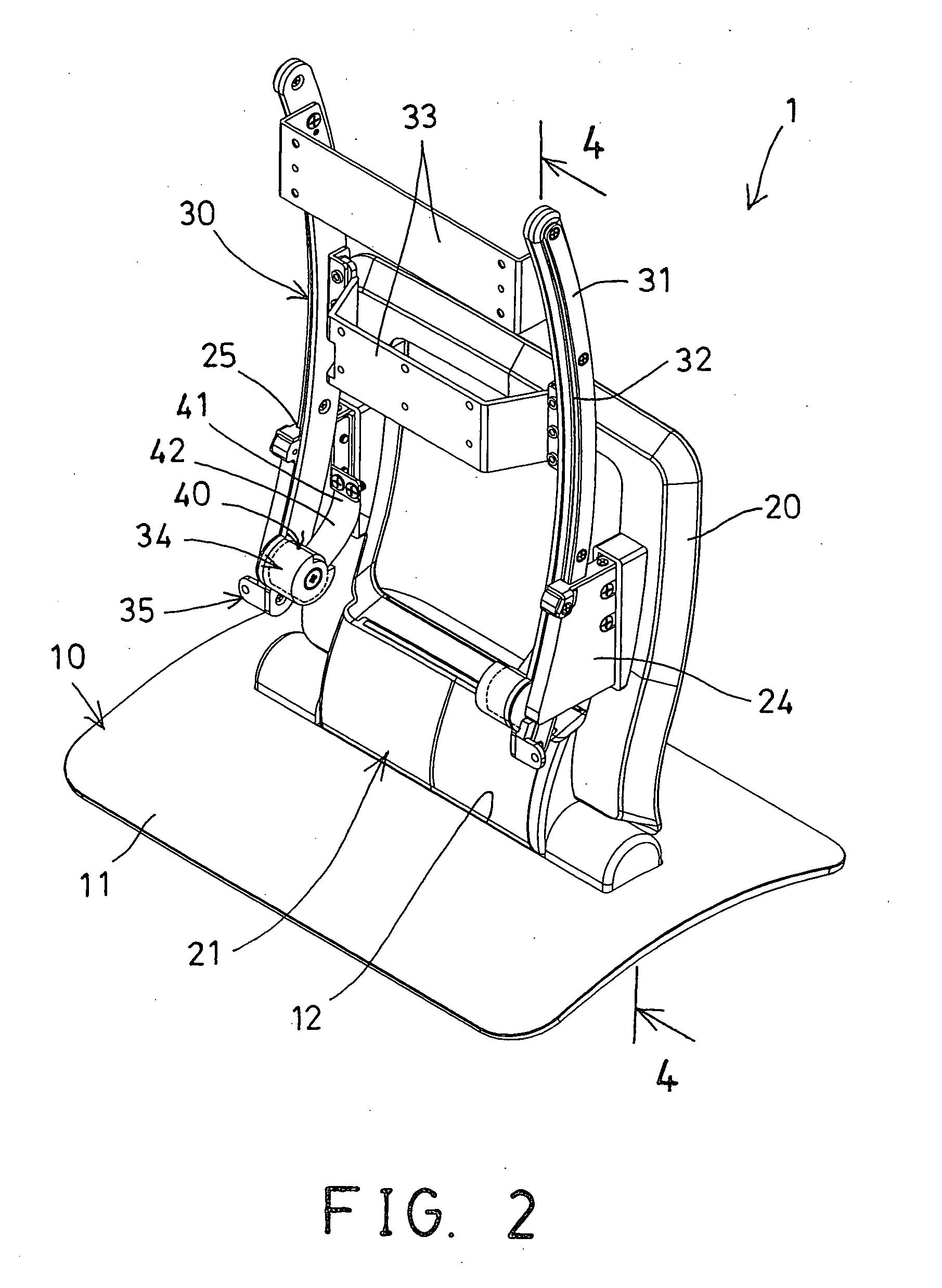 Adjustable support device for monitor