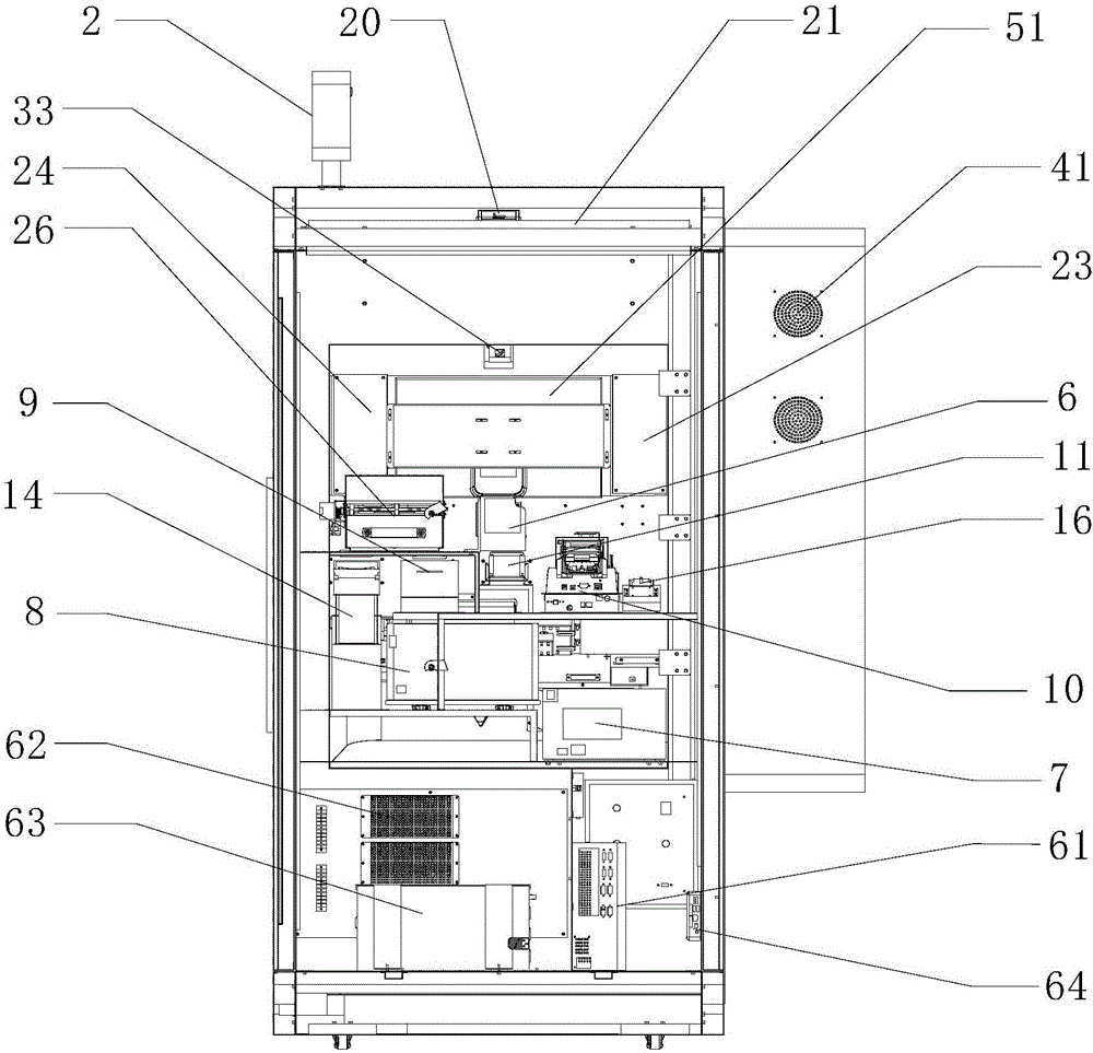 Automatic exit and entry certificate handling device and method thereof