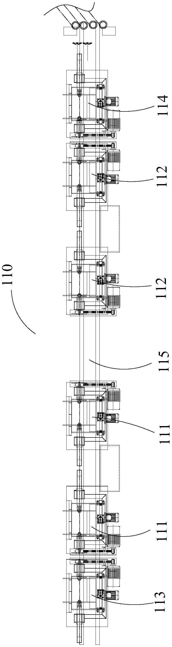 Irradiation production process device