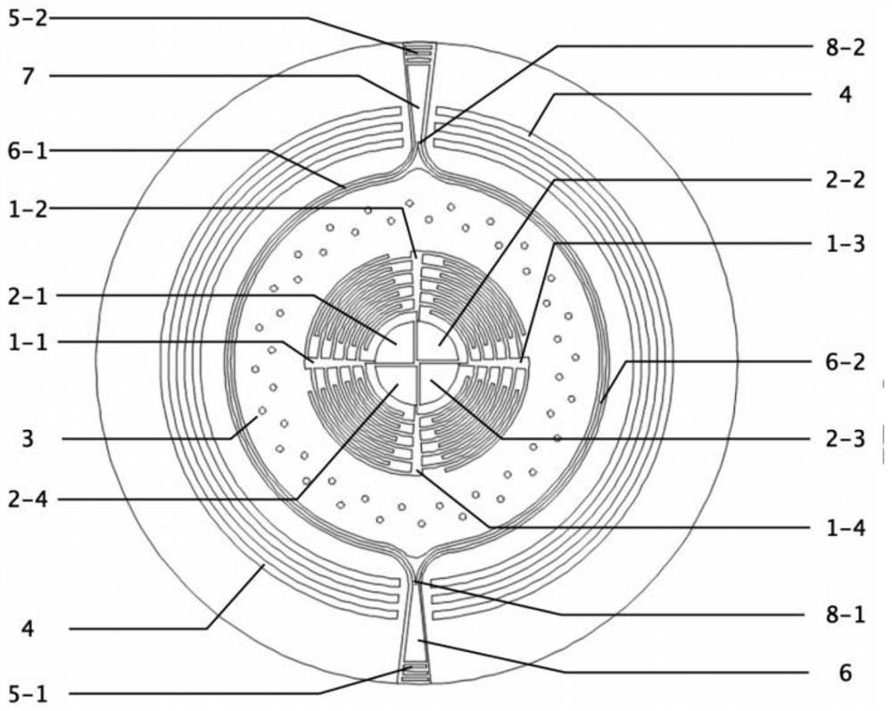 Chip-level disc type acousto-optic standing wave gyroscope