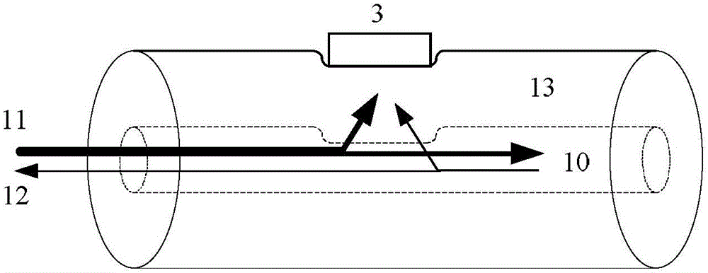 Novel fiber vibration acceleration sensor with simple structure