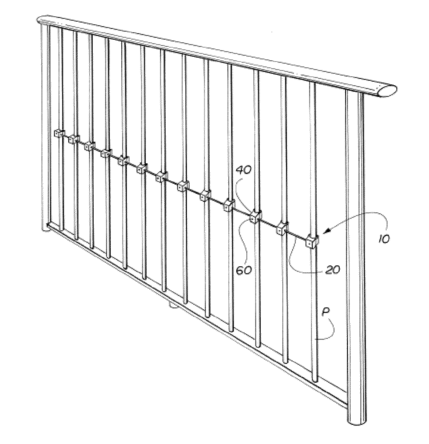 Apparatus and method for eliminating and preventing audible vibration in high rise railings