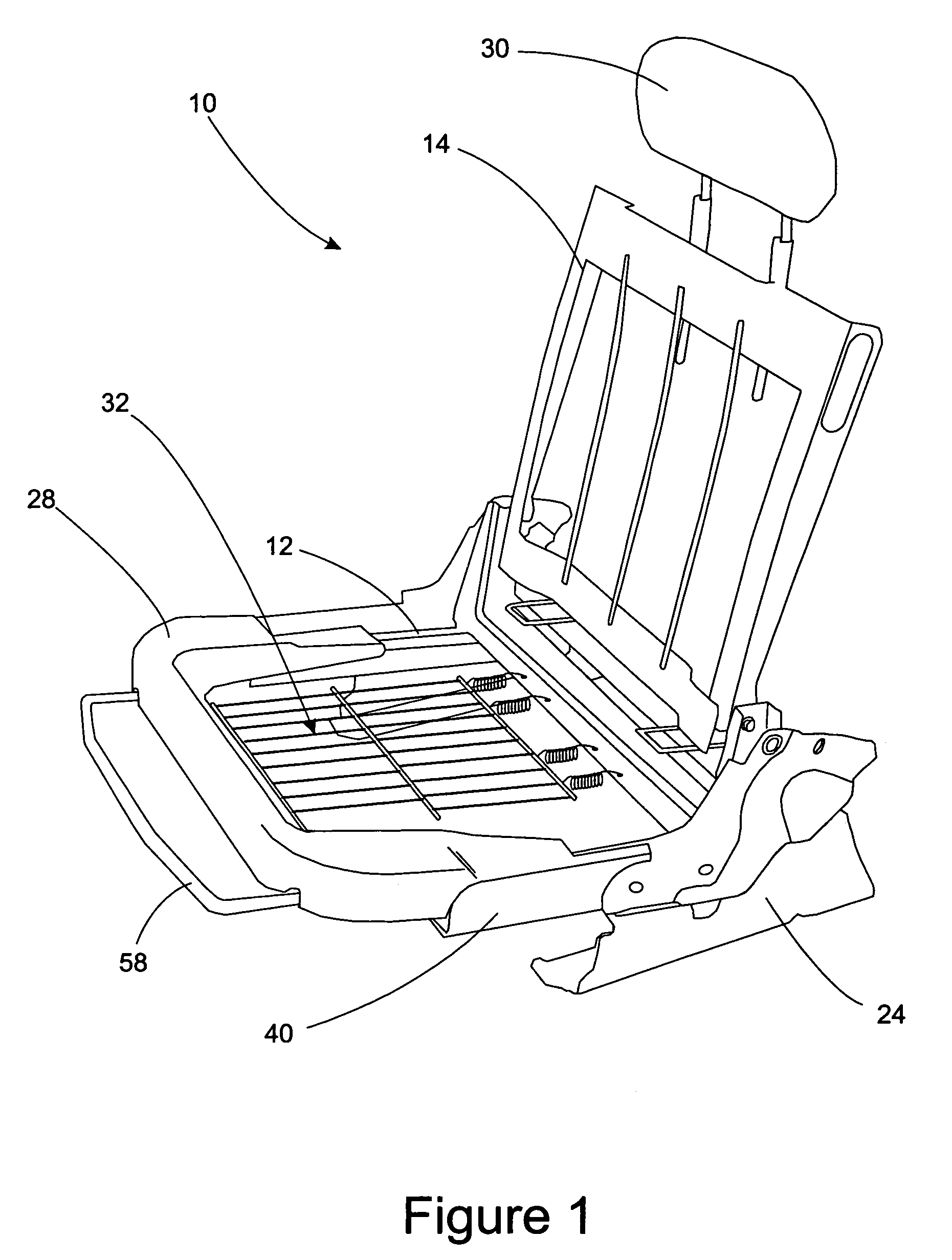Truck slouch seat
