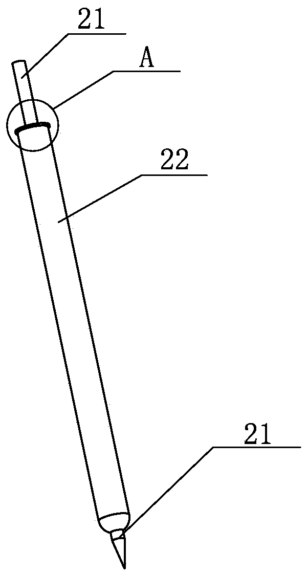 Auxiliary device for treating calcaneal fracture under arthroscope and operation methods